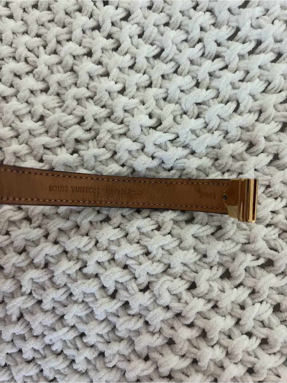 Louis Vuitton Brown Monogram Bracelet with Gold Hardware - Picture 4 of 5